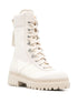 logo-patch combat boots